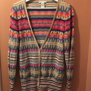 LAST CHANCE! Design history colorful cardigan